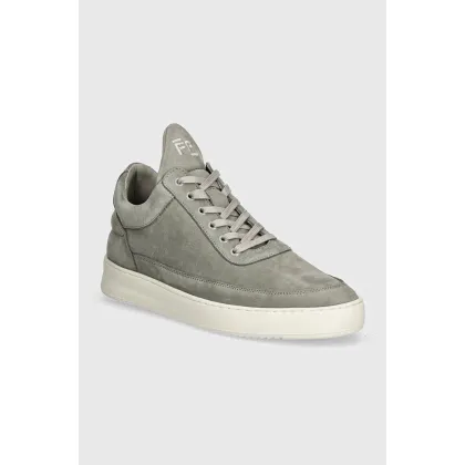 Zdjęcie Filling Pieces sneakersy zamszowe Low Top Ripple Nubuck kolor szary 10122841878