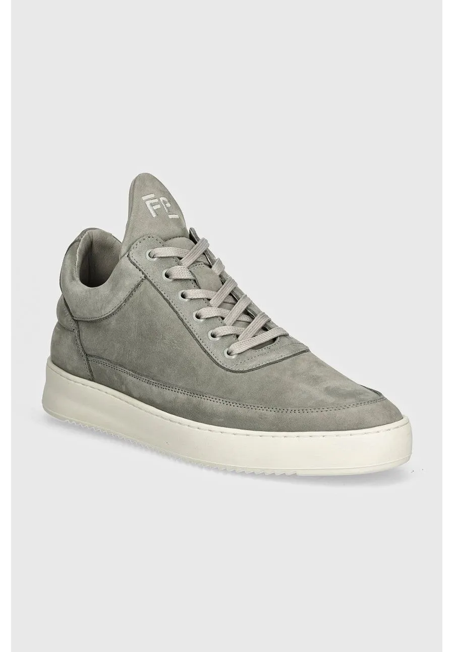 obrazek 1 Filling Pieces sneakersy zamszowe Low Top Ripple Nubuck kolor szary 10122841878