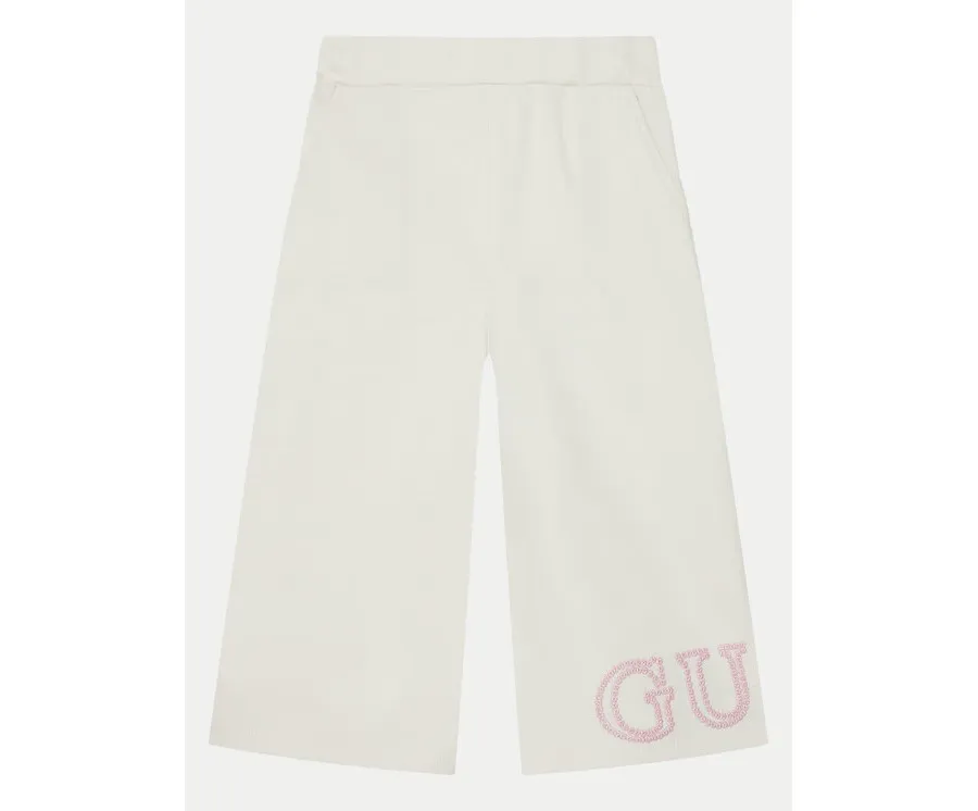 obrazek 1 Guess Spodnie dresowe K5RQ11 KA6R4 Écru Regular Fit