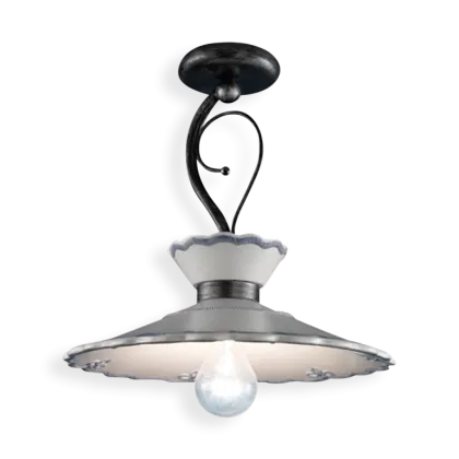 Zdjęcie Wyjątkowa klasyczna włoska lampa sufitowa-plafoniera