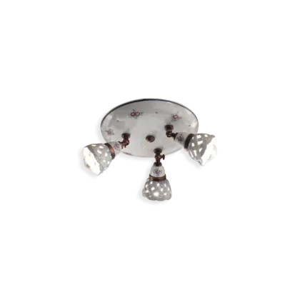 Zdjęcie Wyjątkowa włoska lampa sufitowa-plafoniera Verona w stylu klasycznym