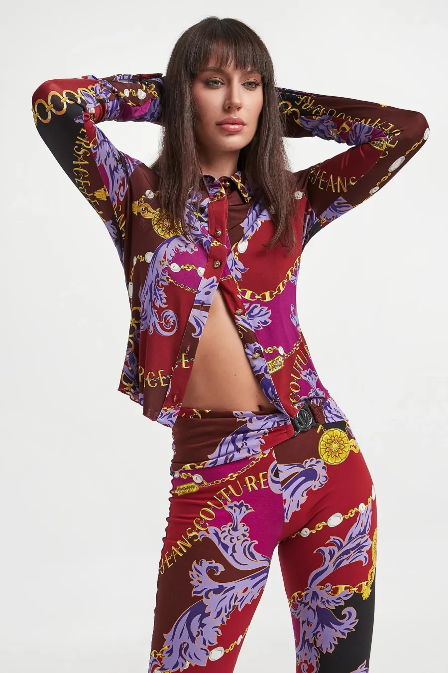 obrazek 1 Koszula damska z logo VERSACE JEANS COUTURE Versace Jeans Couture