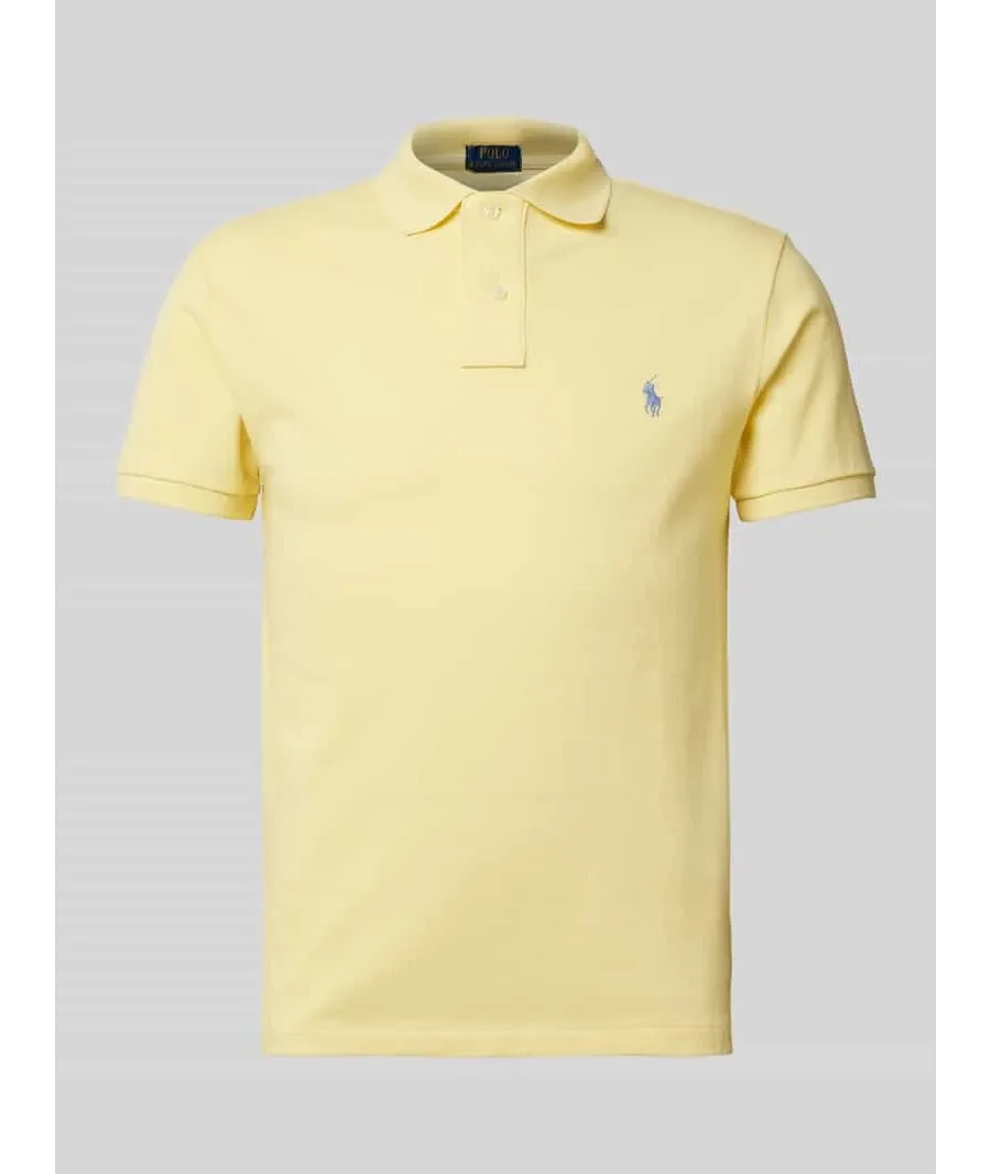 obrazek 1 Polo Ralph Lauren Polo 710536856450 Żółty Slim Fit