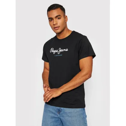 Zdjęcie Pepe Jeans T-Shirt Eggo PM508208 Czarny Regular Fit