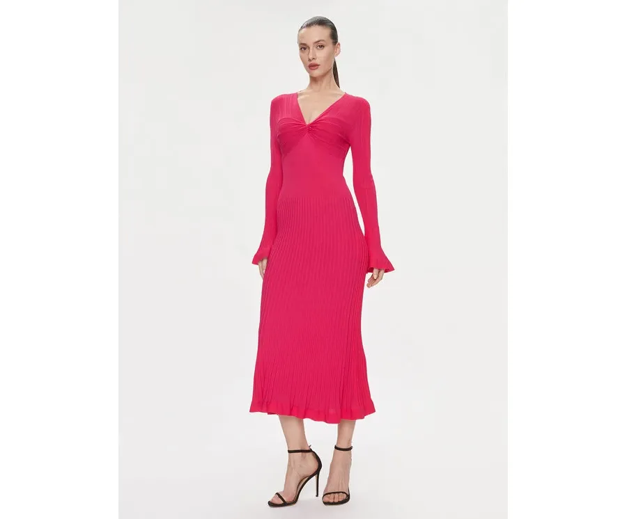 obrazek 1 TWINSET Sukienka dzianinowa 241TP3050 Różowy Regular Fit