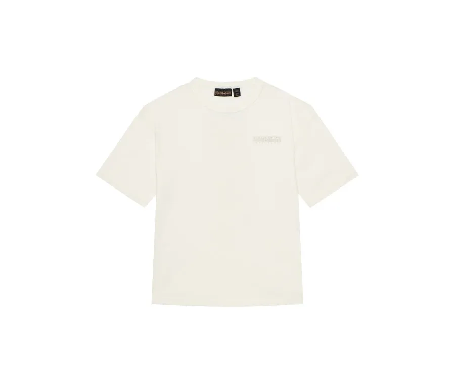 obrazek 1 Napapijri T-Shirt S-Ahr NP0A88ZO D Écru Regular Fit