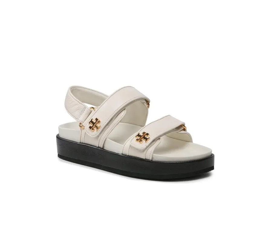 obrazek 1 Tory Burch Sandały Kira Sport Sandal Calf Leather 144328 Écru