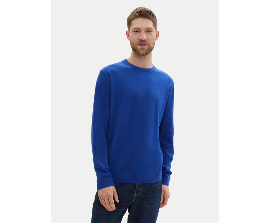 obrazek 1 Tom Tailor Sweter 1039810 Niebieski Regular Fit