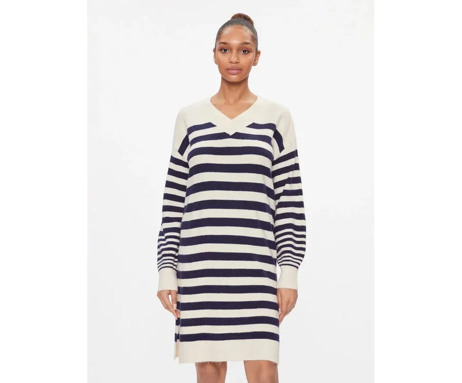 obrazek 1 Vero Moda Sukienka dzianinowa 10291350 Beżowy Loose Fit
