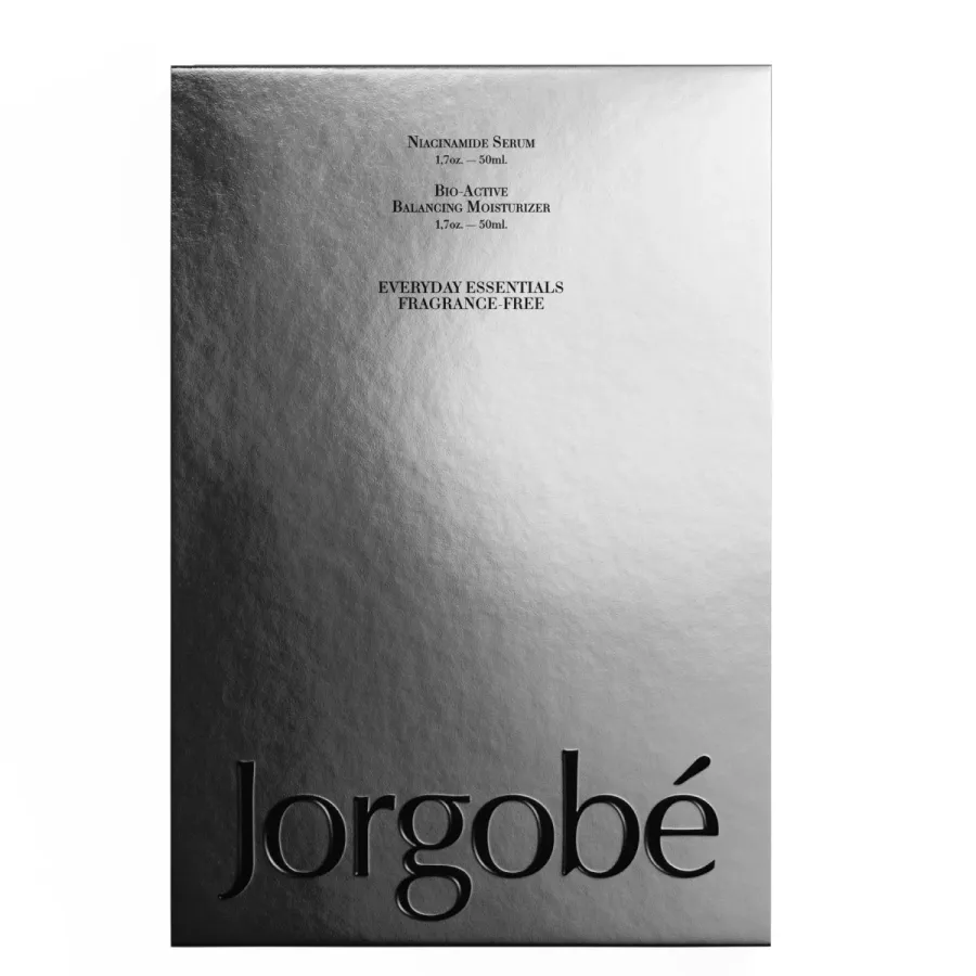obrazek 1 Jorgobé Everyday Essentials Fragrance Free Set (Niacinamide Serum + Bio-Active Balancing Moisturizer)