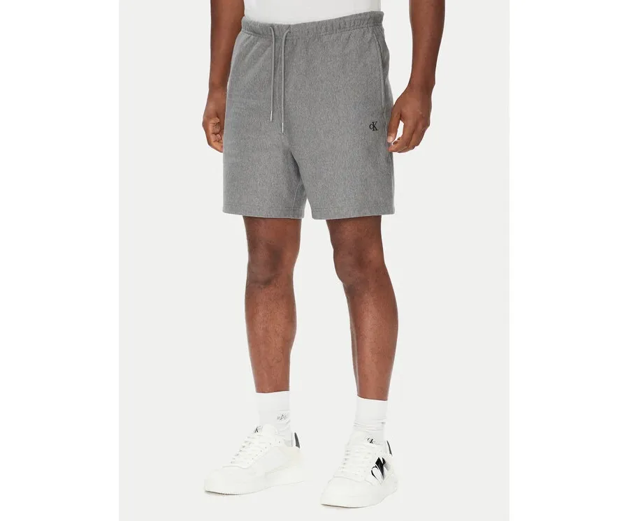 obrazek 1 Calvin Klein Jeans Szorty sportowe Premium Terry LV04RC280G Szary Regular Fit
