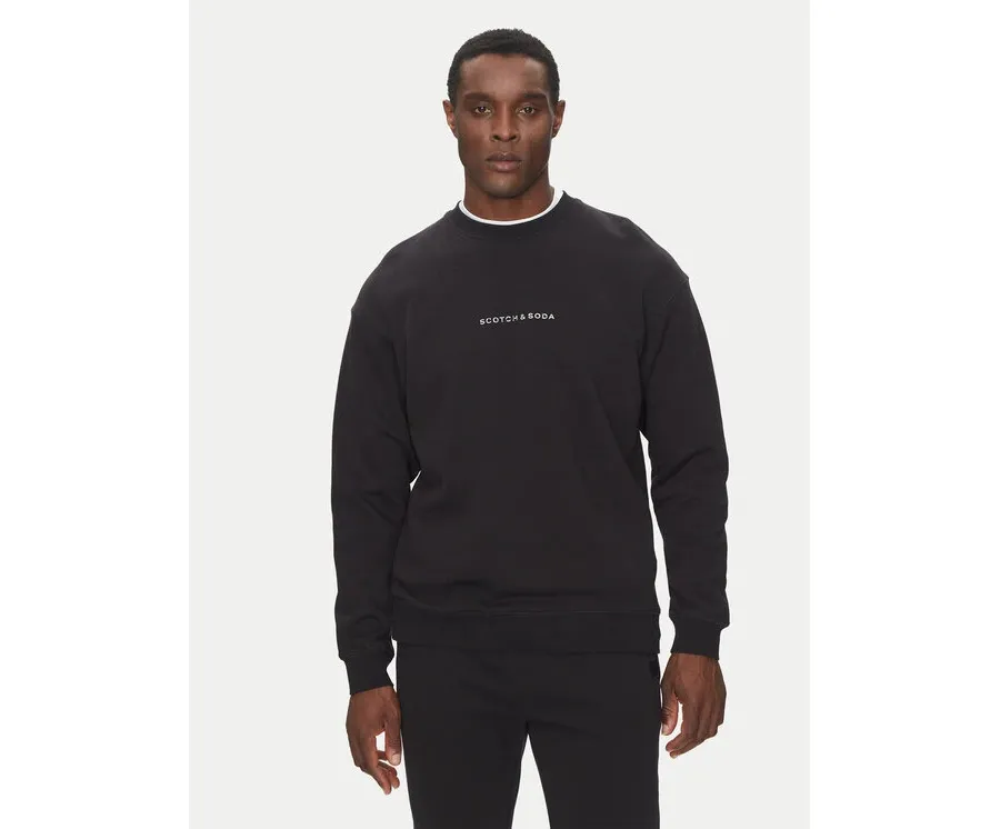 obrazek 1 Scotch & Soda Bluza 179195 Czarny Regular Fit