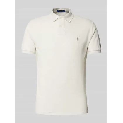 Zdjęcie Koszulka polo o kroju custom fit z czystej bawełny