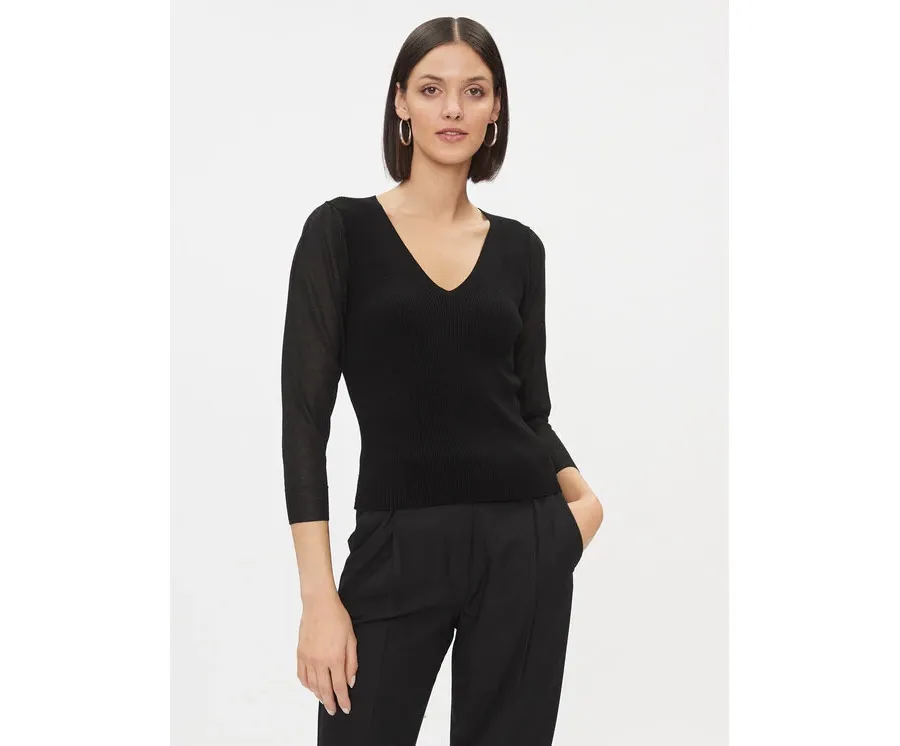 obrazek 1 Marella Sweter Moneta 2333660239200 Czarny Regular Fit