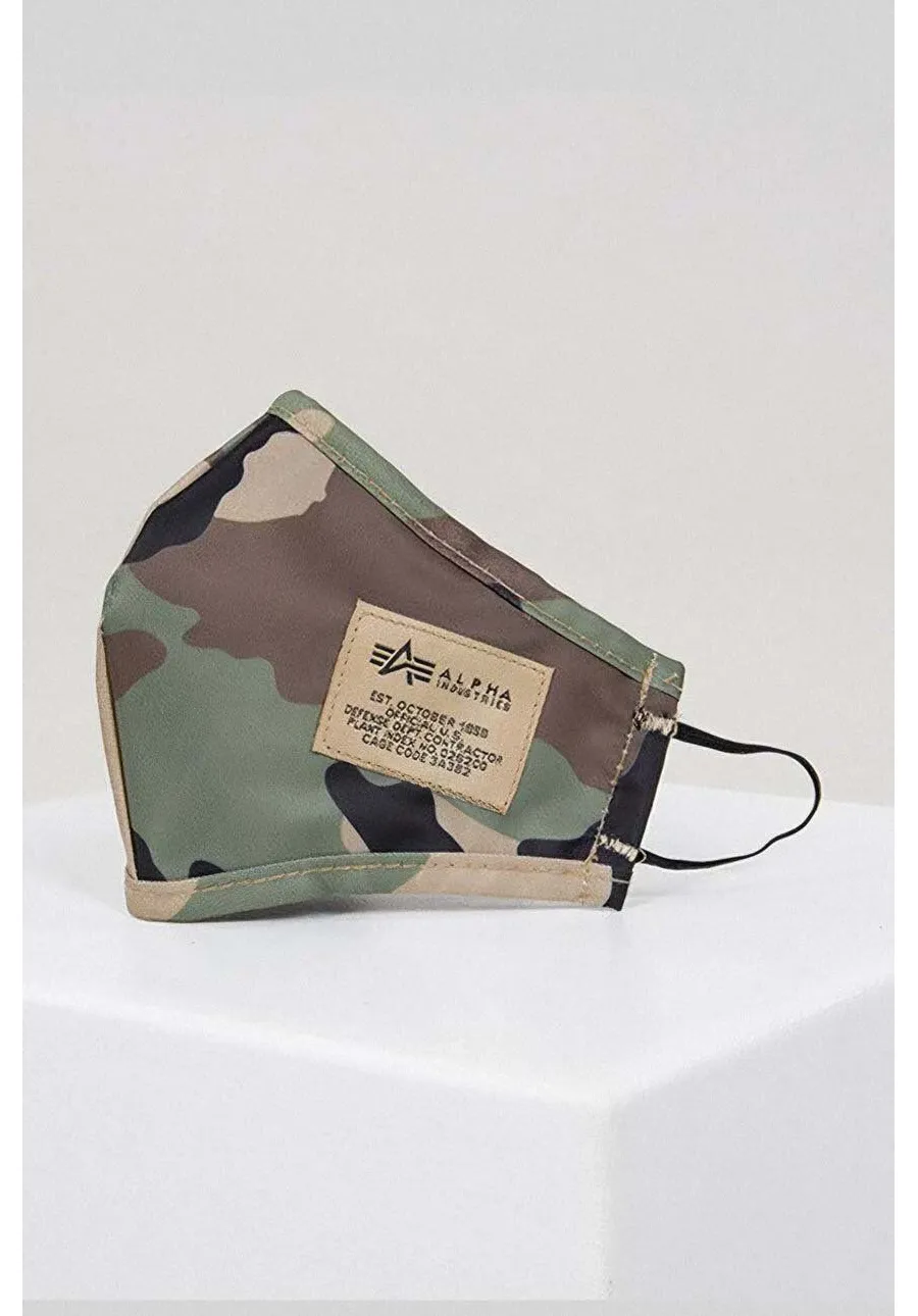 obrazek 1 Alpha Industries maseczka ochronna wielorazowego użytku 128938.408-ZIELONY
