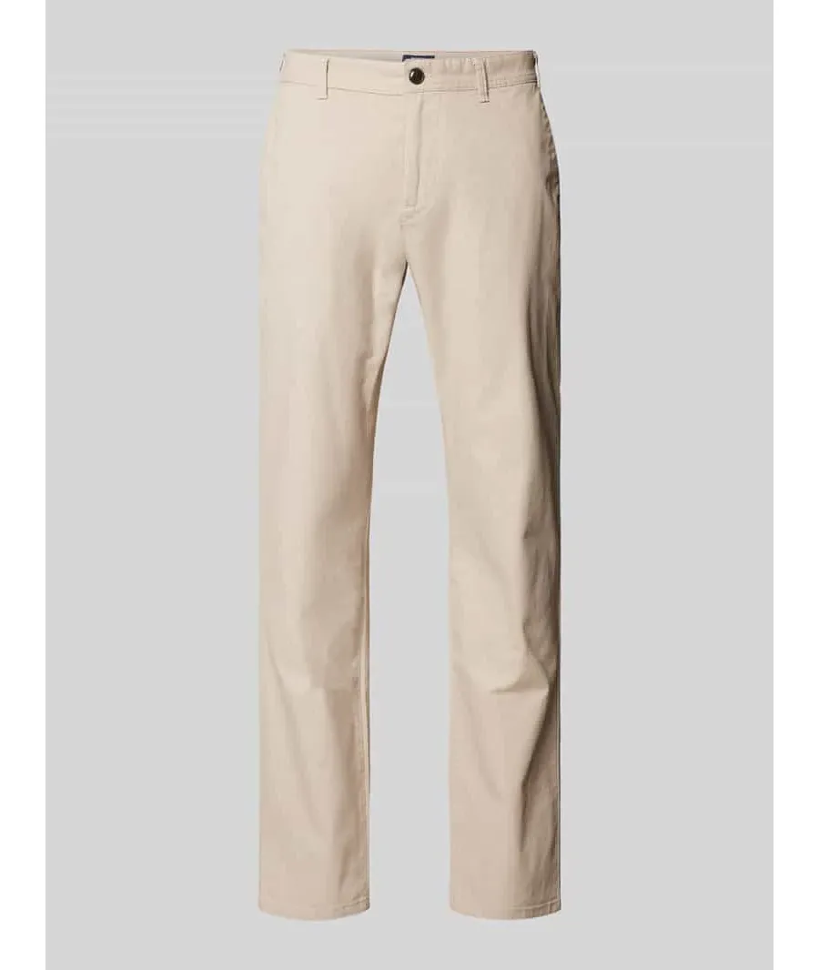 obrazek 1 Chinosy o kroju slim fit z fakturowanym wzorem