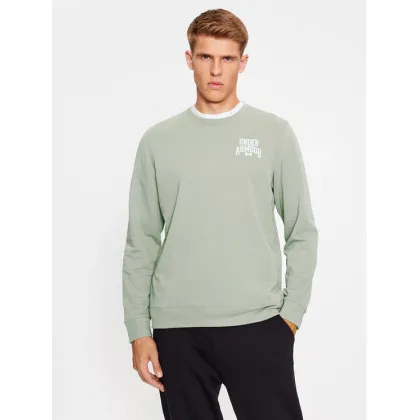 Zdjęcie Under Armour Bluza Ua Rival Terry Graphic Crew 1379764 Zielony Loose Fit