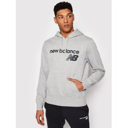 Zdjęcie New Balance Bluza C C F Hoodie MT03910 Szary Relaxed Fit