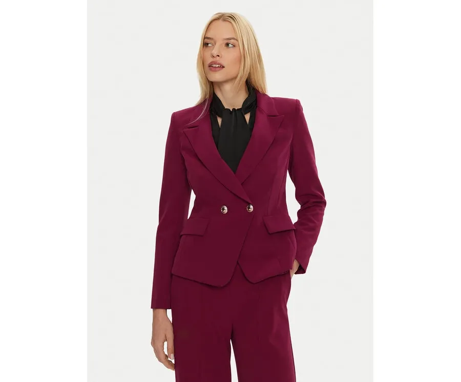 obrazek 1 Rinascimento Marynarka CFC0119983003 Bordowy Regular Fit
