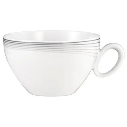 Zdjęcie Luksusowa duża porcelanowa filiżanka do kawy z nowoczesnym zdobieniem - Seltmann Weiden