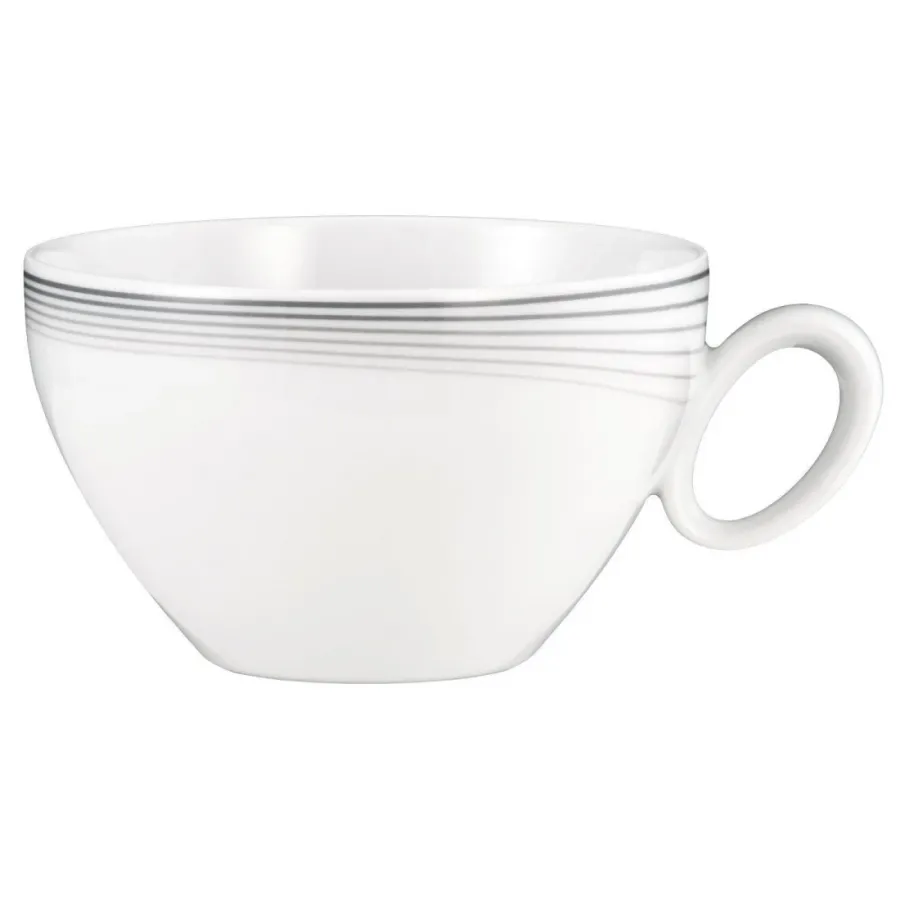 obrazek 1 Luksusowa duża porcelanowa filiżanka do kawy z nowoczesnym zdobieniem - Seltmann Weiden
