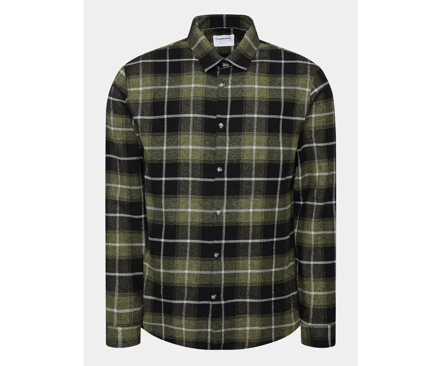 obrazek 1 Lindbergh Koszula 30-203224 Zielony Slim Fit