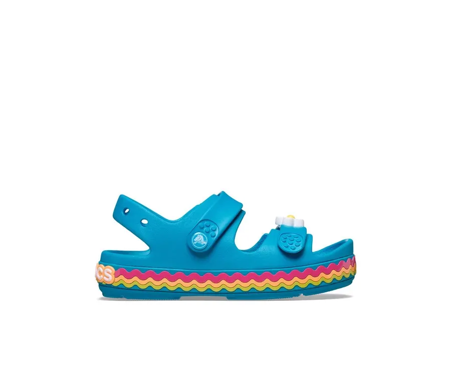 obrazek 1 Crocs Sandały Toddler Crocband Cruiser Ricrac Sandal 211032 Niebieski