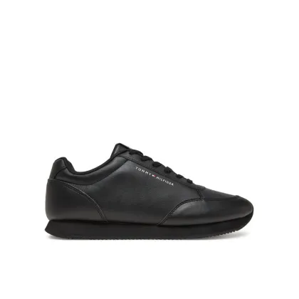 Zdjęcie Tommy Hilfiger Sneakersy Lo Runner Pu Mix FM0FM05419 Czarny