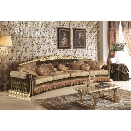 Zdjęcie Luksusowa włoska duża sofa w stylu antycznym - Morello Gianpaolo