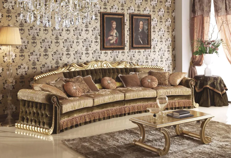 obrazek 1 Luksusowa włoska duża sofa w stylu antycznym - Morello Gianpaolo