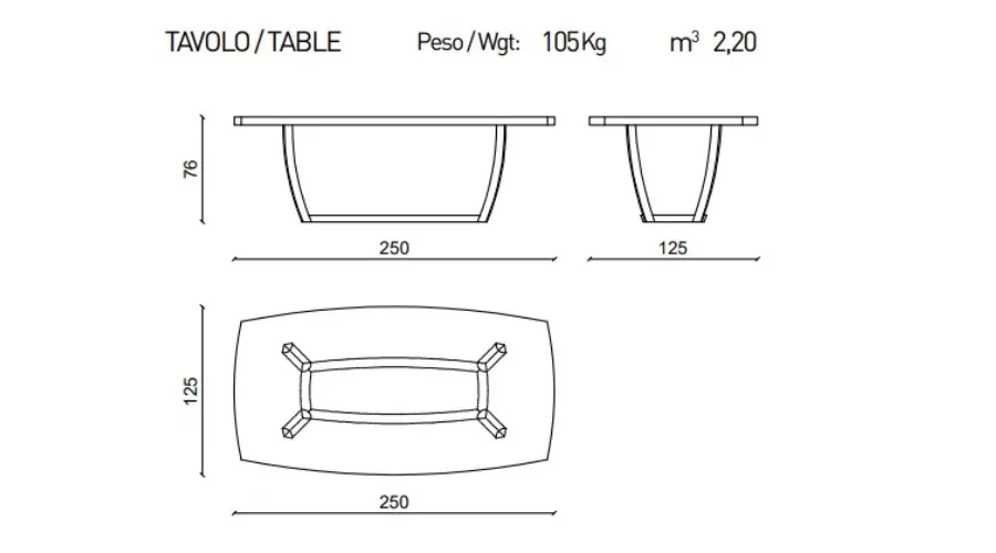 obrazek 3 Solidny stół z litego orzecha prosto z Włoch - Ulivi Salotti