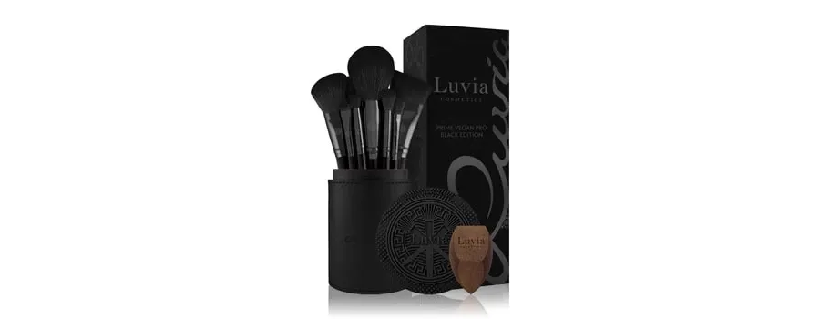 obrazek 1 Luvia Prime Vegan Pro - Black Edition Zestaw pędzli 1 szt.