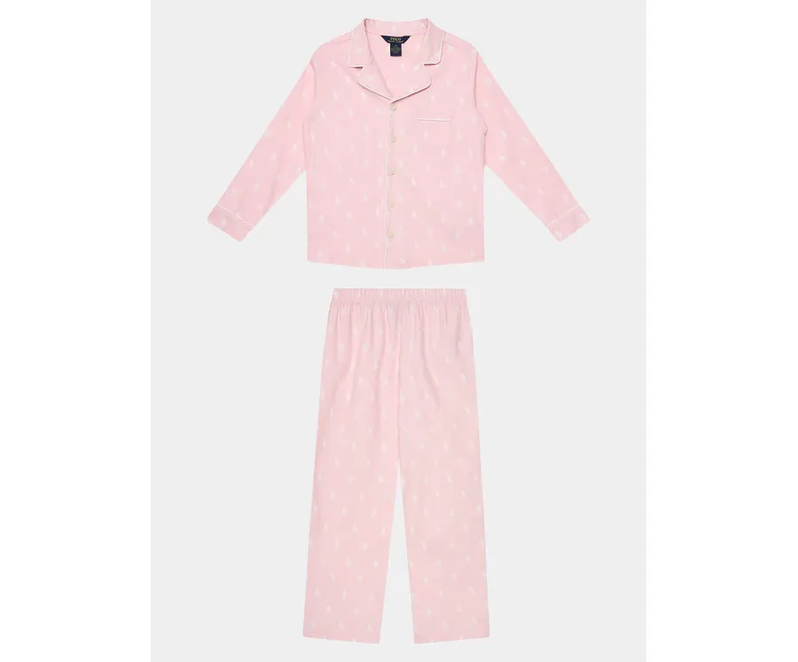 obrazek 1 Polo Ralph Lauren Piżama 4P0150 Różowy Regular Fit