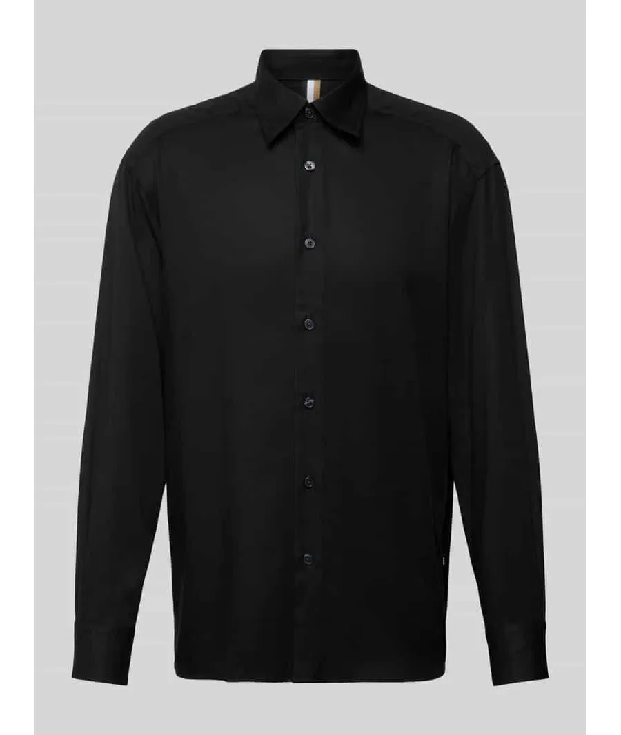 obrazek 1 Koszula casualowa o kroju relaxed fit z kołnierzykiem typu kent model ‘Cory’