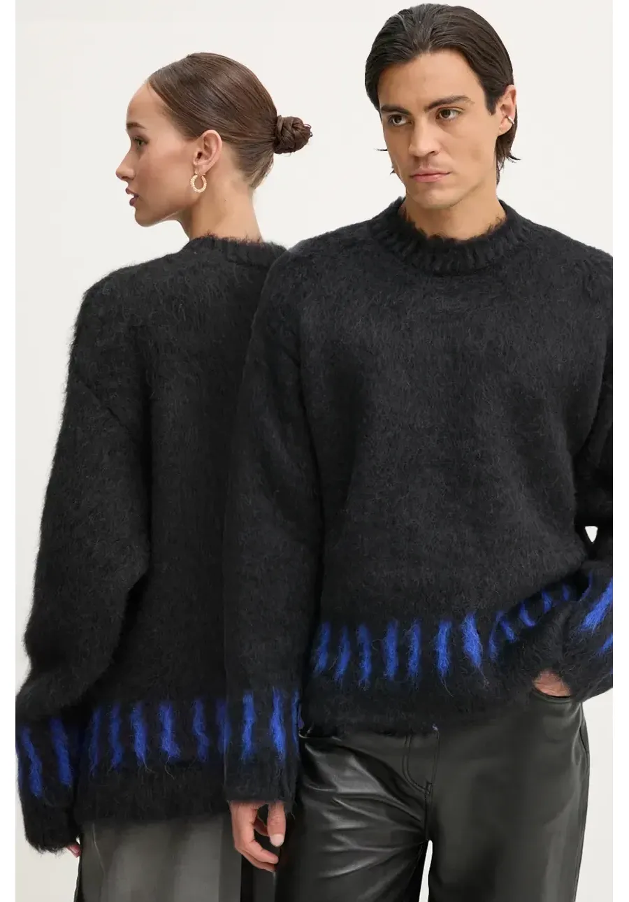 obrazek 1 Sunnei sweter wełniany kolor granatowy ciepły RTWXKNW005