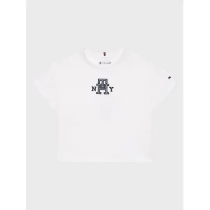 Zdjęcie Tommy Hilfiger T-Shirt KG0KG07437 D Biały Regular Fit