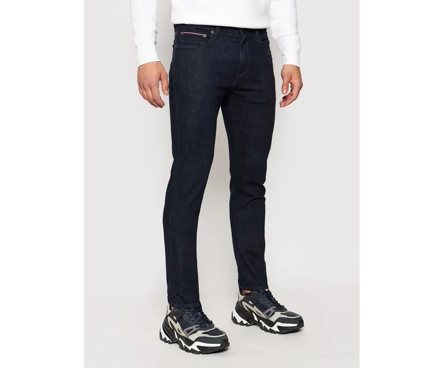 obrazek 1 Tommy Hilfiger Jeansy Bleecker MW0MW15600 Granatowy Slim Fit