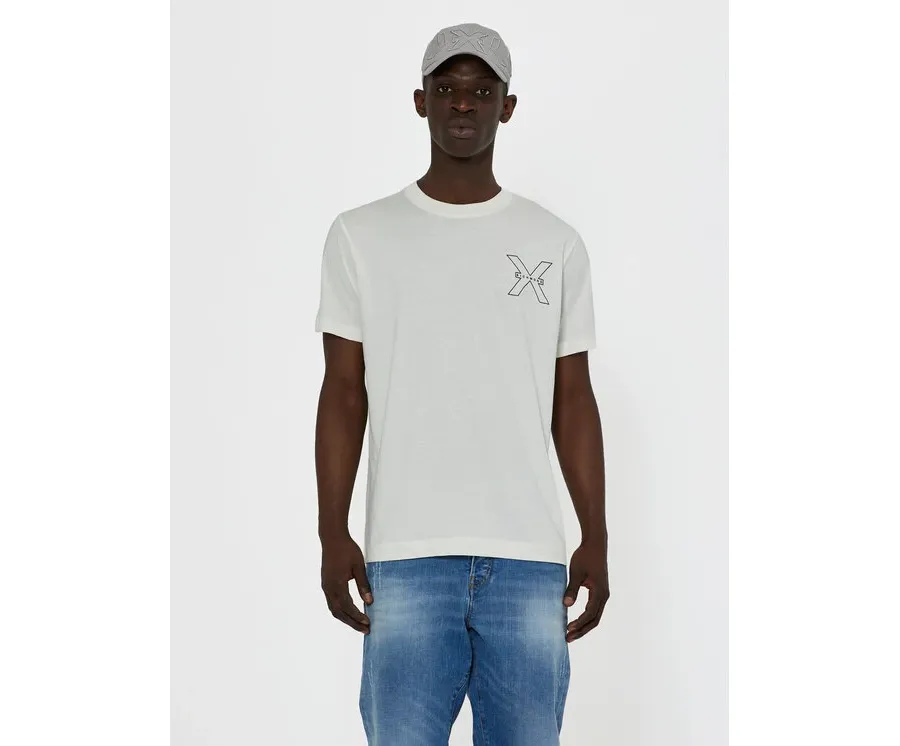 obrazek 1 Richmond X T-Shirt Rached UMP24031TS Biały Regular Fit