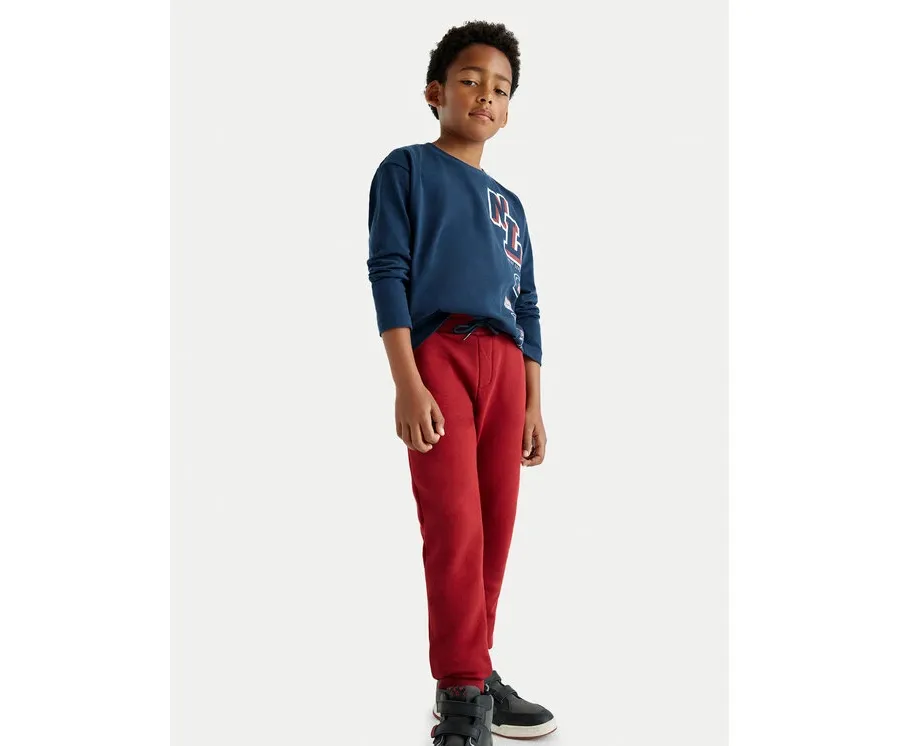 obrazek 1 Mayoral Spodnie dresowe 705 Czerwony Regular Fit