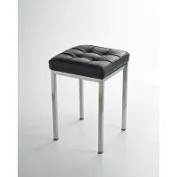 Picture Exclusive stool with a leather seat – 3SC