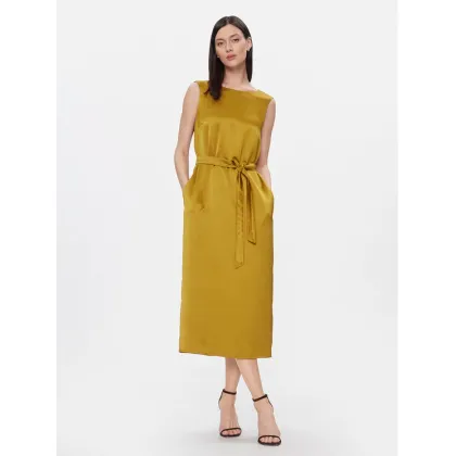 Zdjęcie Weekend Max Mara Sukienka codzienna Baiardo 2415221021 Żółty Regular Fit