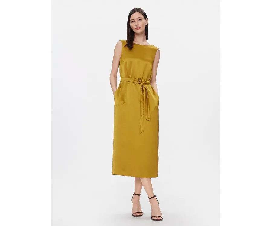 obrazek 1 Weekend Max Mara Sukienka codzienna Baiardo 2415221021 Żółty Regular Fit