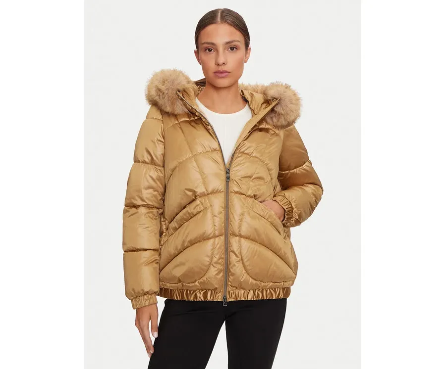 obrazek 1 Geox Kurtka zimowa Backsie W4628S T2843 F5233 Beżowy Regular Fit