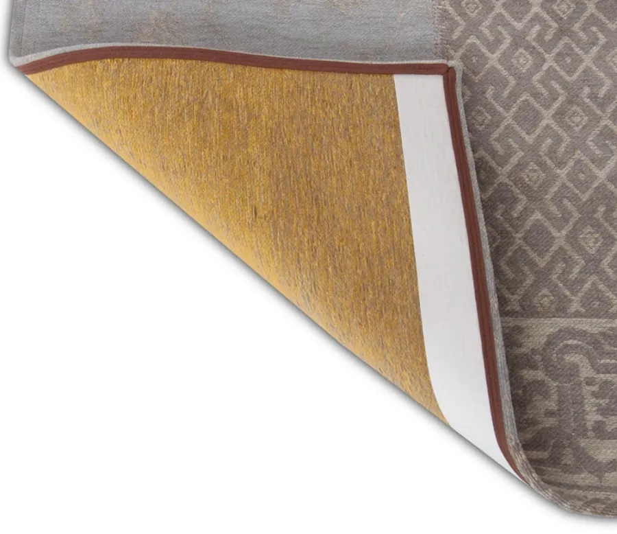 obrazek 5 Nieszablonowy żółty dywan patchwork - YELLOW 8084