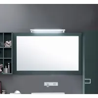 Zdjęcie Aluminiowa lampa Street nad lustro łazienkowe