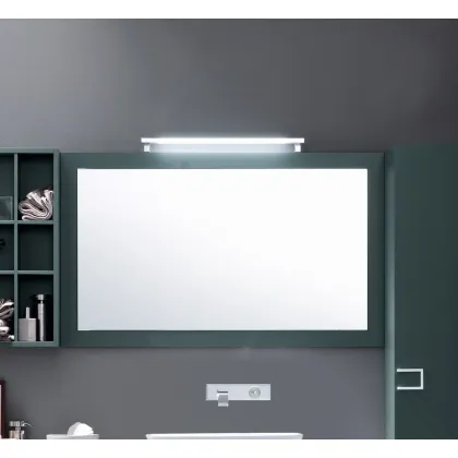 Zdjęcie Aluminiowa lampa Street nad lustro łazienkowe