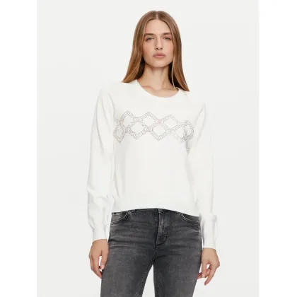 Zdjęcie Liu Jo Sport Sweter TF4286 MS63L Biały Regular Fit