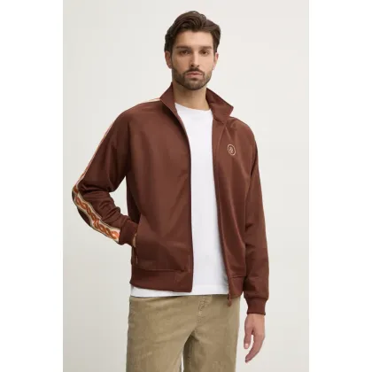 Zdjęcie Drôle de Monsieur bluza męska kolor brązowy z aplikacją