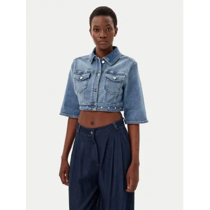 Zdjęcie Liu Jo Kurtka jeansowa UA5077 D4615 Niebieski Regular Fit