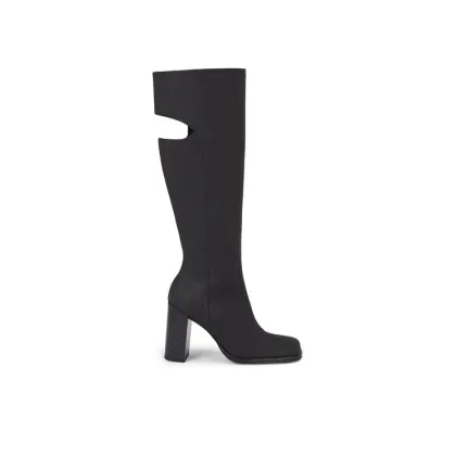 Zdjęcie Calvin Klein Jeans Kozaki Long Heel Zip Boot Cut Out Edgy YW0YW01253 Czarny
